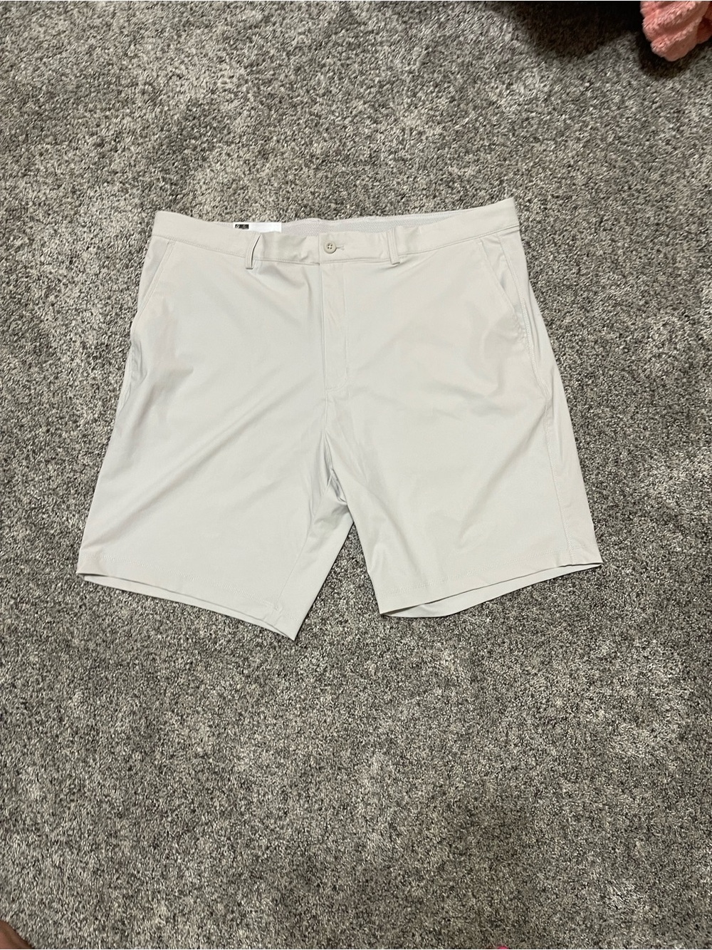 Greg Norman Collection Light Gray Athletic Shorts